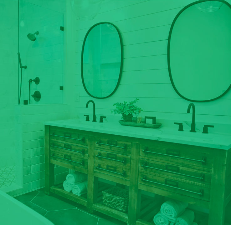 integrer le verre dans l'agencement de sa salle de bain