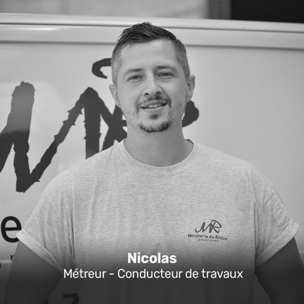 Nicolas, métreur et conducteur de travaux à la Miroiterie du Rhône