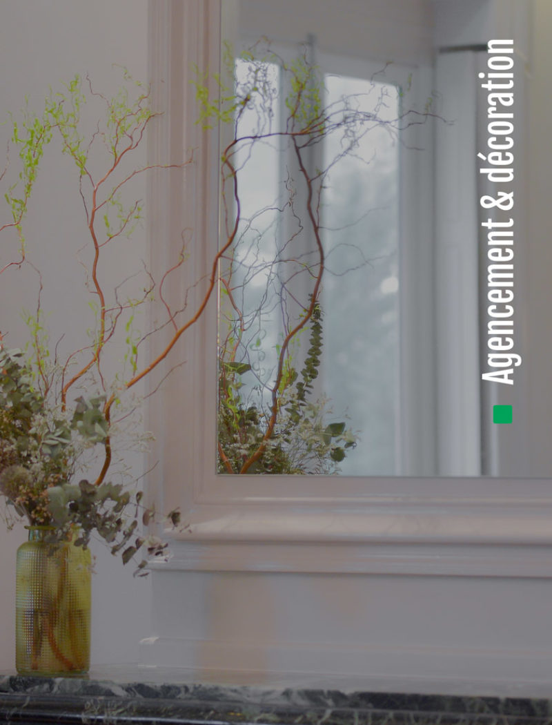 Agencement et décoration, une spécialité de la Miroiterie du Rhône