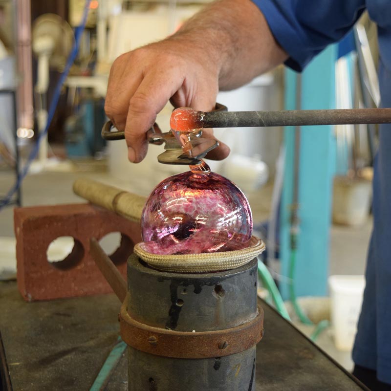 Fabrication à chaud par le verrier